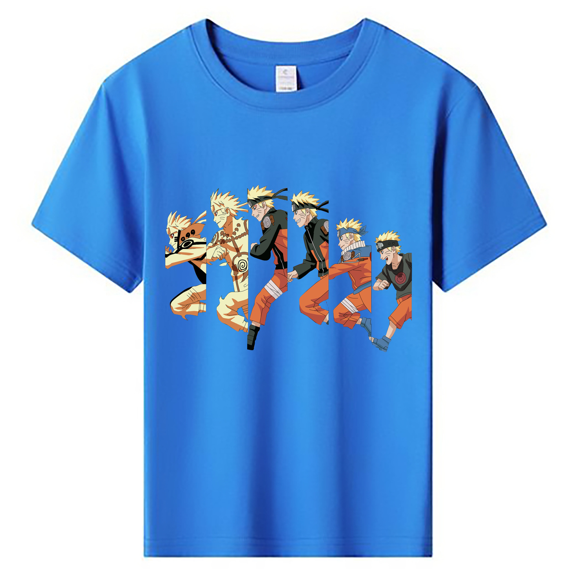 （画像用） NARUTO -ナルト- うずまき ナルト Uzumaki Naruto 綿100％キッズTシャツ（フロントプリント）